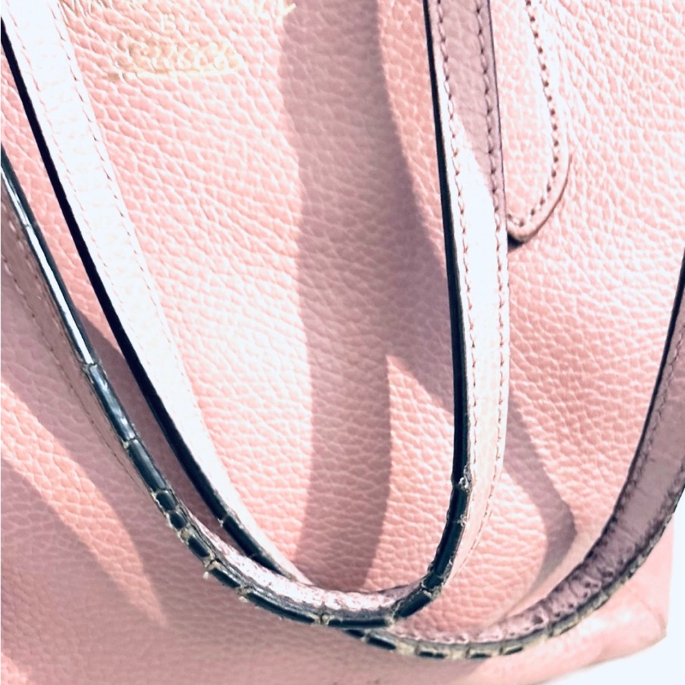 Gucci Pale Pink Swing Leather Tote Bag - Picture 7 of 8